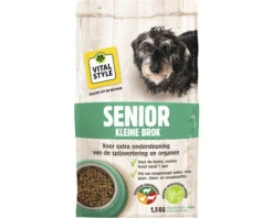 VITALSTYLE Hondenvoer SENIOR Kleine Hondenbrokken 1,5 Kg
