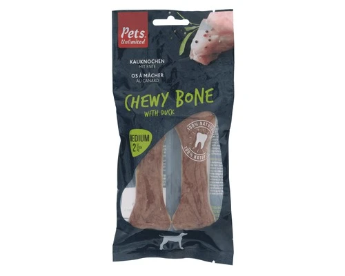 PETS UNLIMITED Hondensnack Kauwkluif Eend Medium 2 St. 5 PETS UNLIMITED Hondensnack Kauwkluif Eend Medium 2 St. - Afbeelding 3