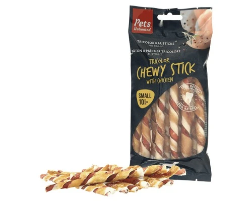 PETS UNLIMITED Hondensnack Trio Stick Small 10 St. 3 PETS UNLIMITED Hondensnack Trio Stick Small 10 St.