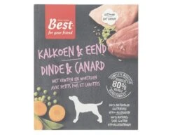 BEST FOR YOUR FRIENDS Natvoer, Kalkoen/eend, 395 Gr