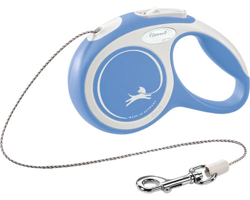 FLEXI Hondenriem New Comfort Kunststof Blauw, XS 3 M 3 FLEXI Hondenriem New Comfort Kunststof Blauw, XS 3 M