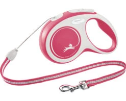 FLEXI Hondenriem New Comfort Kunststof Rood, S 8 M