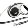 FLEXI Hondenriem New Comfort Kunststof Zwart, S 8 M