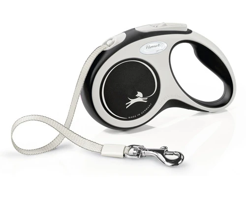 FLEXI Hondenriem New Comfort Kunststof Zwart, S 500 Cm 3 FLEXI Hondenriem New Comfort Kunststof Zwart, S 500 Cm