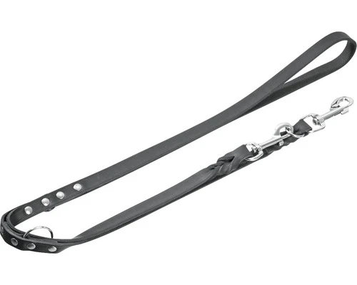 KARLIE Hondenriem Rondo Leer Zwart 18 Mm, 200 Cm 3 KARLIE Hondenriem Rondo Leer Zwart 18 Mm, 200 Cm