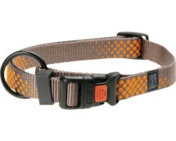 KARLIE Halsband Art Sportiv Plus Nylon Dots Bruin 15 Mm, 30 - 45 Cm