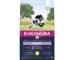 EUKANUBA Hondenvoer Dog Puppy Medium Kip 3 Kg