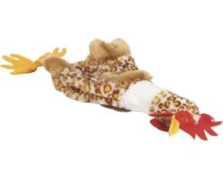 KARLIE Hondenspeelgoed Haan Plush Flatinos 25 Cm