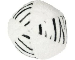 KARLIE Hondenspeelgoed Safari Zebra Wit-bruin 11 Cm