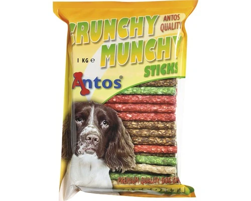 ANTOS Crunchy Munchy Sticks 5" 10 Mm Assorti 3 ANTOS Crunchy Munchy Sticks 5" 10 Mm Assorti