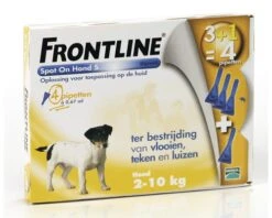 Frontline Spot On, Hond, Small 2-10 Kg