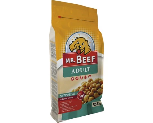 MR. BEEF Hondenvoer Droog Adult Sensitive Lam En Rijst 12,5 Kg 3 MR. BEEF Hondenvoer Droog Adult Sensitive Lam En Rijst 12,5 Kg