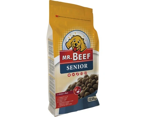 MR. BEEF Hondenvoer Droog Senior Eend En Rijst 12,5 Kg 3 MR. BEEF Hondenvoer Droog Senior Eend En Rijst 12,5 Kg